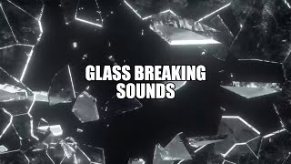 glass breaking sound effects  glass break sound effects  broken glass sound effects [upl. by Anihtyc568]