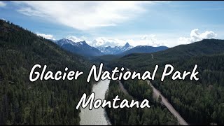 Glacier National Park  Drone Video One of the most beautiful national parks in America [upl. by Adahs]