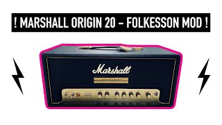 Marshall Origin 20  Folkesson Mod No Talking [upl. by Eatnahs]