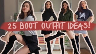 25 WAYS TO STYLE OVERTHEKNEE BOOTS  boot outfit ideas [upl. by Athiste]