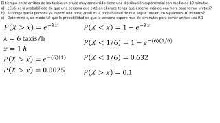 Probabilidad  Distribución Exponencial  Ejemplo 3 [upl. by Saimon897]