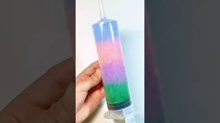 💙♥️💜💚 favorite christmas song  DIY making orbeez squishy ✨ orbeez art diy nanotape [upl. by Ayila759]