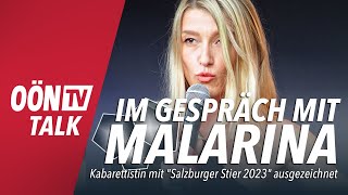 Kabarettistin Malarina im Gespräch  Salzburger Stier 2023 [upl. by Aytak178]