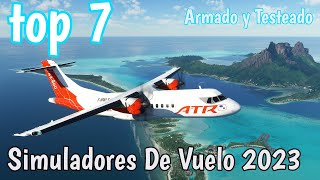 Los Mejores Simuladores De Vuelo Para Pc 2023 TOP 7 Bajos Medios y Altos Requisitos [upl. by Kirsch]