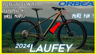 First look  New Orbea laufey 2024 aggresive geometry hardtail MTB [upl. by Nevak799]