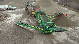 McCloskey R230 Screener in Aggregates [upl. by Bilac]