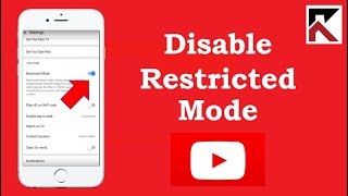 How To Disable Restricted Mode YouTube iPhone [upl. by Er]