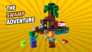 LEGO® Minecraft The Swamp Adventure  21240  Stop Motion [upl. by Cornel]