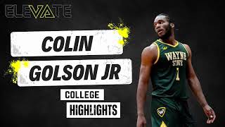 Colin Golson Jr  66 Swingman  Wayne State University Highlights 20232024 [upl. by Tica]