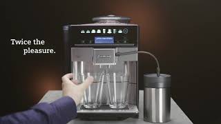 Siemens EQ6 Plus Fully Automatic Coffee Machine TE655203RW [upl. by Enirehtahc]