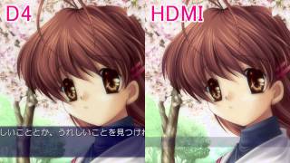 D端子 vs HDMI ゲーム動画画質比較 [upl. by Corvese]