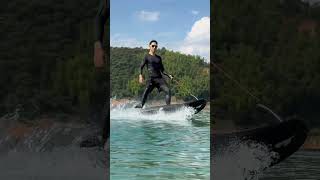 Oilpowered surfboard Walk on the waves RUSHWAVE jetsurfboard electricsurfboard [upl. by Adnical639]