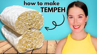 I made TEMPEH Full stepbystep homemade tempeh recipe [upl. by Ardnua]