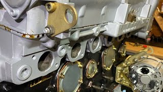 The legend M110 280 mercedes engine straightsix clean painted completely rebuild part3 [upl. by Efeek]