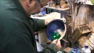 Woodturning  Colouring a Bowl [upl. by Sverre]