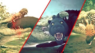 Crocodile Attack Animals Cutscene In Ancestors Part 60 [upl. by Collar]