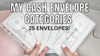 Explaining My Cash Envelope Categories  Sinking Funds  Cash Envelope System [upl. by Yreffeg828]