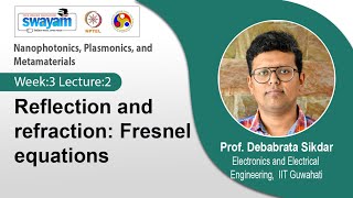 Lec 8 Reflection and refraction Fresnel equations [upl. by Schwinn358]