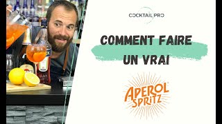 Comment faire un APÉROL SPRITZ Cocktail [upl. by Repotsirhc]