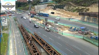 VOLANDO EN DRONE 4K  PUENTES CALLE 127 CON AVENIDA BOYACA VUELO AL DETALLE [upl. by Gibbie]