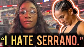 “I HATE AMANDA SERRANO” Claressa Shields Believes Katie Taylor Won The Fight [upl. by Grail801]