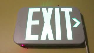 Exit Sign Setup 3 [upl. by Menis732]