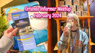 UNLIMITED FOOD at Universal Orlando Resort Orlando Informer Meetup  February 2024 [upl. by Menis21]