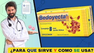 BEDOYECTA 💊¿Qué es y para que sirve ¿MULTIVITAMÍNICO  ¡Descubre todos los detalles [upl. by Kalbli]