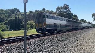 Railfanning at Eckley Pier near Crockett California at The Meet Up [upl. by Mich]