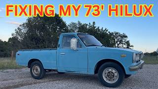 Transforming My 1973 Toyota Hilux  Broken to Daily Driver [upl. by Minetta]