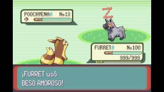 POKEMON EMERALD  FURRET  BESO AMOROSO  LOVELY KISS [upl. by Gottwald667]