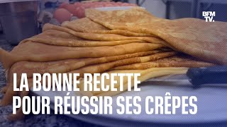 Chandeleur la bonne recette pour réussir ses crêpes [upl. by Reena]