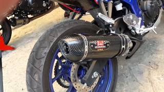 Yoshimura Yamaha R3 Slip On With DB Killer  Layz Motor [upl. by Batty]