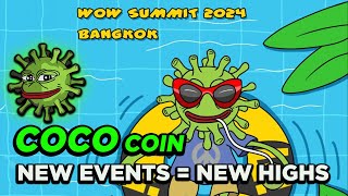 COCO COIN Joins WOW Summit amp Devcon 7 as Key Sponsor with Exclusive Booths Event Preview [upl. by Bowers]