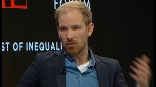 Davos 2019 Historian Rutger Bregman berates billionaires at World Economic Forum over tax avoidance [upl. by Ollopa]