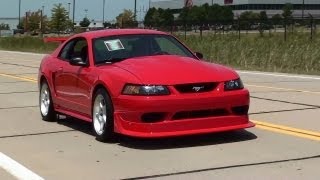 Test Driving 2000 Cobra R Mustang 54 DOHC V8 Six Speed [upl. by Annaeiluj336]