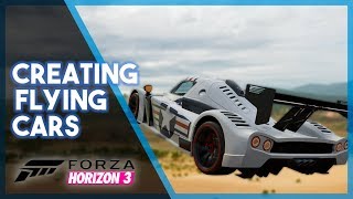 Forza Horizon 3  Flying Cars in Forza Huge Jumps amp Fails [upl. by Sancho225]