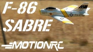 ArtTech F86 SABRE 30mm Micro EDF JET from MOTIONRCcom Flight Demo amp Review [upl. by Relyat]