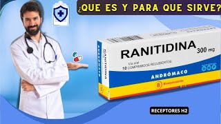 RANITIDINA💊 ¿Qué es para qué sirve y cuáles son sus efectos secundarios  MEDICAMENTO [upl. by Aneelehs]