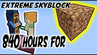 1 Month for FIRST Dirt Block ProtoSky EXTREME Nether Skyblock Ep9 [upl. by Yesiad470]