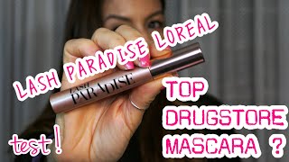 LASH PARADISE LOREAL TOP DRUGSTORE MASCARA TEST SU OCCHIO STRUCCATO [upl. by Tarryn]