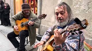 Rikparato alla chitarra in via Maestra Alba [upl. by Tchao399]