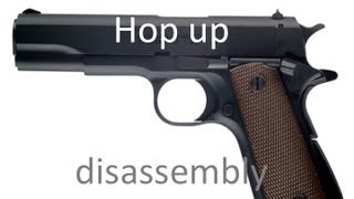 Airsoft 1911 GBB hopup disassembly [upl. by Randi436]