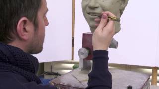 Sculpting Niall Horan from One Direction at Madame Tussauds London [upl. by Nelyt898]