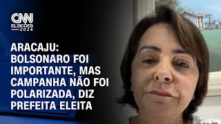 Aracaju Bolsonaro foi importante mas campanha não foi polarizada diz prefeita eleita  NOVO DIA [upl. by Kcirdot]