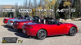 MX5 Miatas Compared  Which is best  TV Season 1 Ep 2  Everyday Driver [upl. by Jariah606]