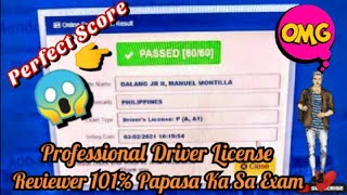 Lto Portal Ph Reviewer Exam For Professional Driver License 2021  PaSuntok Tv [upl. by Hayden]