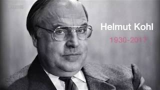 Helmut Kohl quotlogre sympathiquequot réunificateur de lAllemagne est mort [upl. by Raquela370]