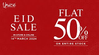 Mega Eid Sale Flat 50 Off On Everything  Starting From 14th March [upl. by Annerb815]