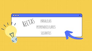 Rectas paralelas perpendiculares y secantes 🤓👍 [upl. by Chelton]